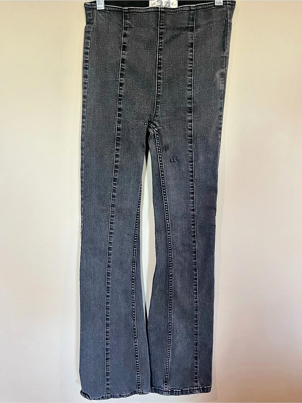 We the Free Gray Flare Jeans